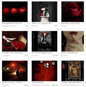My red rose image in a treasury